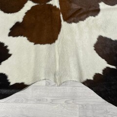 Cowhide brown black white 230x205cm XL