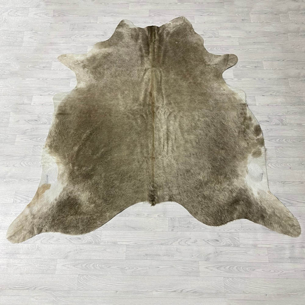 Lederstore Koeienhuid champagne wit 220x215cm M/L