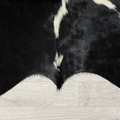 Koeienhuid zwart wit 210x190cm M/L