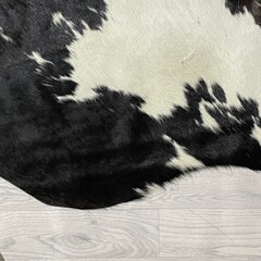 Koeienhuid zwart wit 210x190cm M/L