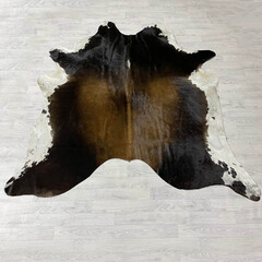 Cowhide brown black white 210x220cm M/L