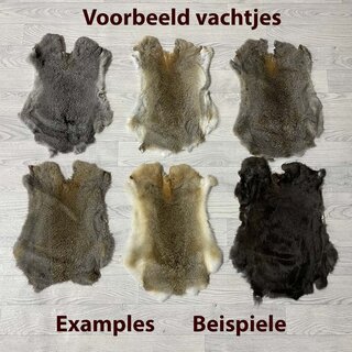 Konijnenvachten B-keus mix L45-50 x B30-40cm