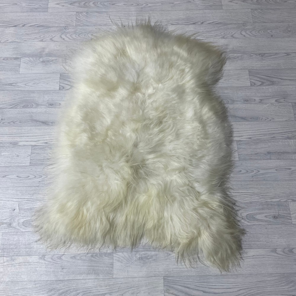 Lederstore IJslander schapenvacht wit 120x85cm XL