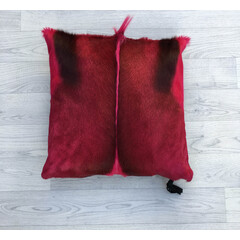 Springbok cushion pink dyed 45x45cm