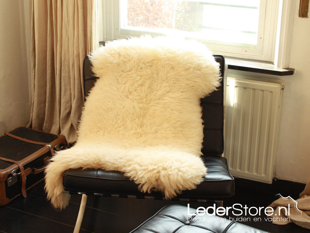 Sheepskin Barcelona chair