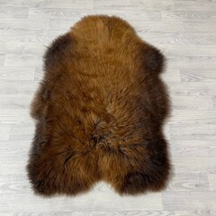 Sheepskin Scandinavian brown 120x80cm L