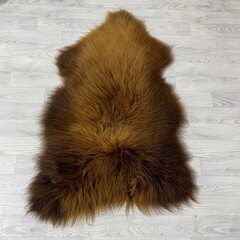 Sheepskin Scandinavian brown 120x80cm L