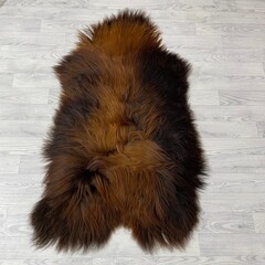 Icelander sheepskin brown 130x85cm XXL