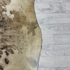 Koeienhuid bruin zwart beige 210x180cm M/L