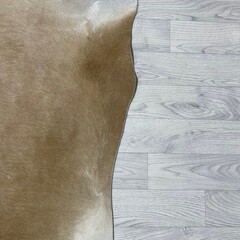 Cowhide brown white 200x165cm S