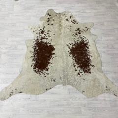 Cowhide brown white 205x205cm S