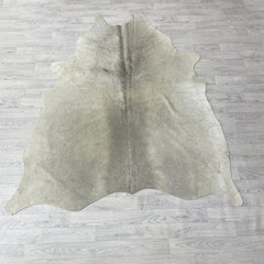 Cowhide gray white 200x175cm S