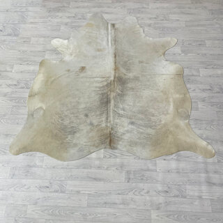 Koeienhuid creme bruin grijs 185x185cm S