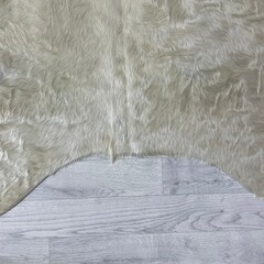 Cowhide off-white cream 190x170cm S