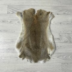 Konijnenvachten bruin grijs wit L45-50 x B30-40cm