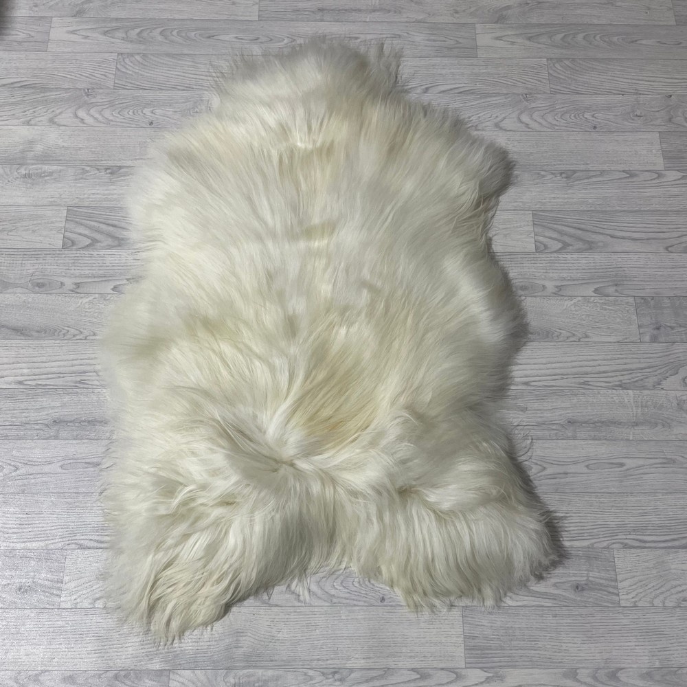 Lederstore IJslander schapenvacht wit 115x75cm M