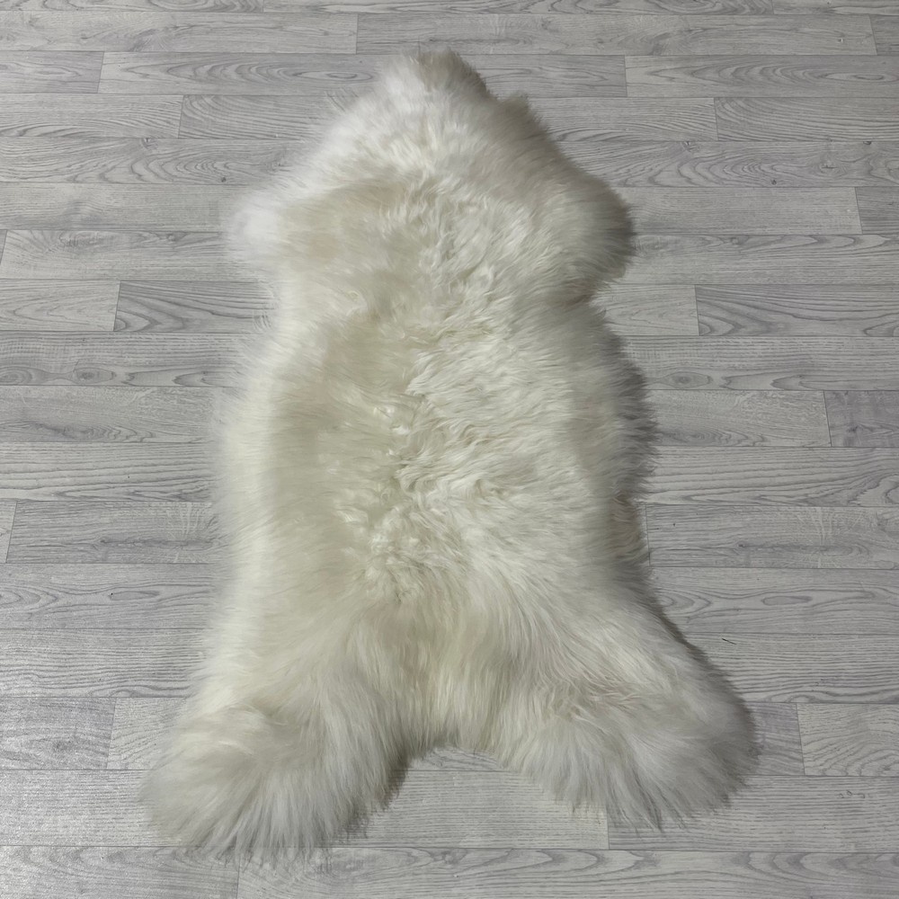 Lederstore Schapenvacht wit 130x80cm XXL