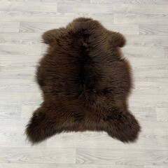 Schapenvacht bruin 90x75cm