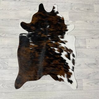 Kleine koeienhuid bruin wit zwart (Normandiër) 90x60cm