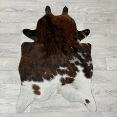 Kleine koeienhuid bruin wit zwart (Normandiër) 90x60cm