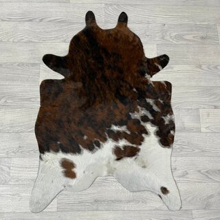 Kleine koeienhuid bruin wit zwart (Normandiër) 90x60cm