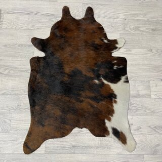 Kleine koeienhuid bruin wit zwart (Normandiër) 90x60cm