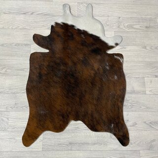 Kleine koeienhuid bruin wit zwart (Normandiër) 90x60cm