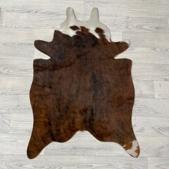 Kleine koeienhuid bruin wit zwart (Normandiër) 90x60cm