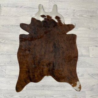 Kleine koeienhuid bruin wit zwart (Normandiër) 90x60cm