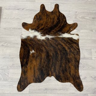 Kleine koeienhuid bruin wit zwart (Normandiër) 90x60cm