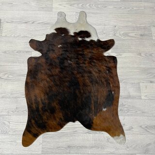 Kleine koeienhuid bruin wit zwart (Normandiër) 90x60cm