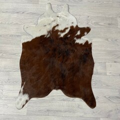 Kleine koeienhuid bruin wit zwart (Normandiër) 90x60cm