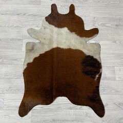 Kleine koeienhuid bruin wit zwart (Normandiër) 90x60cm