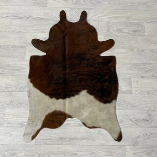 Kleine koeienhuid bruin wit zwart (Normandiër) 90x60cm