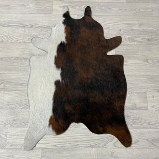 Kleine koeienhuid bruin wit zwart (Normandiër) 90x60cm