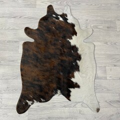 Kleine koeienhuid bruin wit zwart (Normandiër) 90x60cm