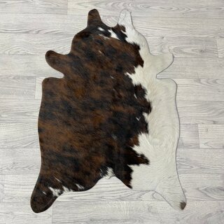 Kleine koeienhuid bruin wit zwart (Normandiër) 90x60cm