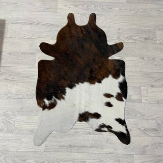 Kleine koeienhuid bruin wit zwart (Normandiër) 90x60cm