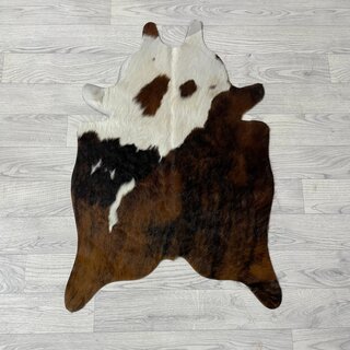 Kleine koeienhuid bruin wit zwart (Normandiër) 90x60cm