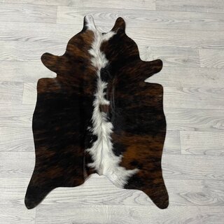 Kleine koeienhuid bruin wit zwart (Normandiër) 90x60cm
