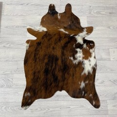 Kleine koeienhuid bruin wit zwart (Normandiër) 90x60cm