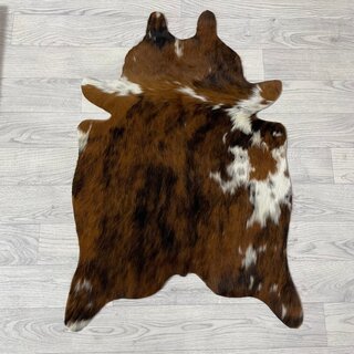 Kleine koeienhuid bruin wit zwart (Normandiër) 90x60cm