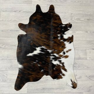 Kleine koeienhuid bruin wit zwart (Normandiër) 90x60cm