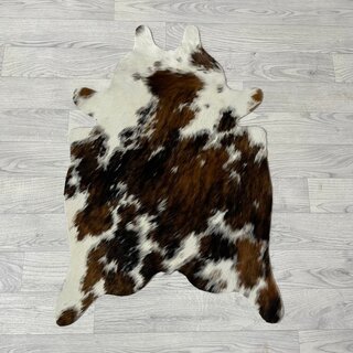 Kleine koeienhuid bruin wit zwart (Normandiër) 90x60cm