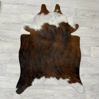 Kleine koeienhuid bruin wit zwart (Normandiër) 90x60cm
