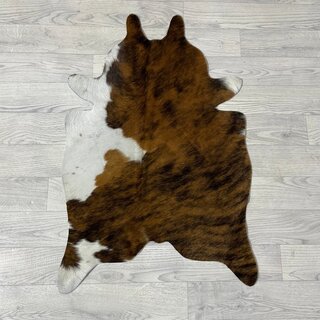 Kleine koeienhuid bruin wit zwart (Normandiër) 90x60cm