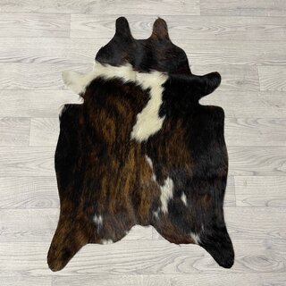 Kleine koeienhuid bruin wit zwart (Normandiër) 90x60cm