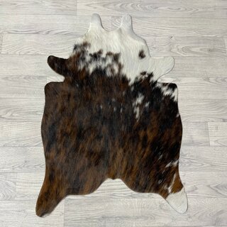 Kleine koeienhuid bruin wit zwart (Normandiër) 90x60cm