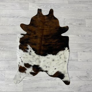 Kleine koeienhuid bruin wit zwart (Normandiër) 90x60cm