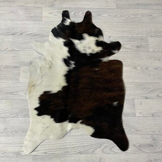Kleine koeienhuid bruin wit zwart (Normandiër) 90x60cm
